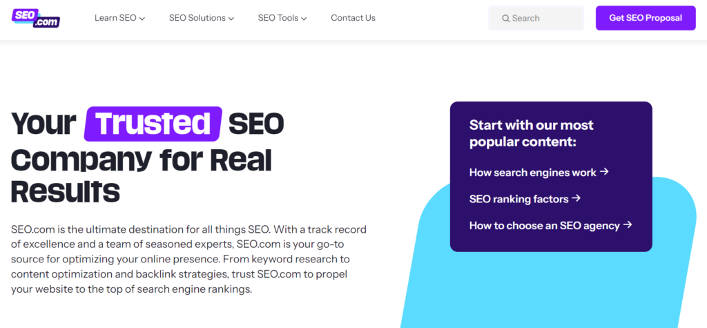 Best SEO Companies for Small Business: SEO.com